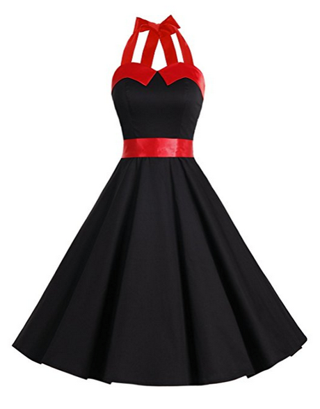 Robe rouge rockabilly