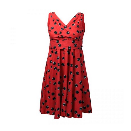 Robe rouge rockabilly