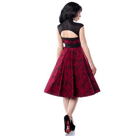 Robe rouge rockabilly