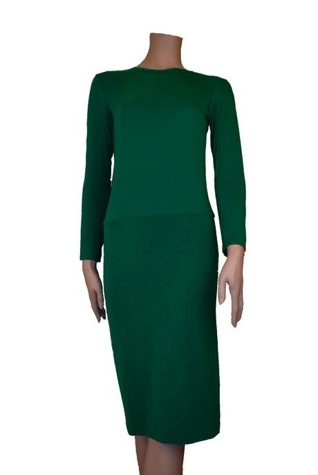 Robe verte hiver