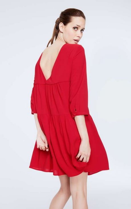 Pull robe rouge