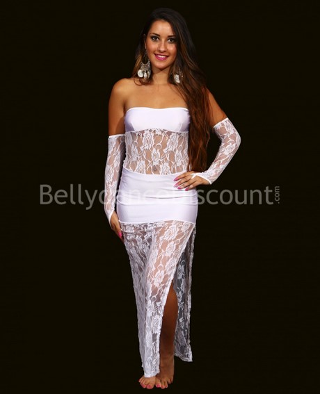 Robe blanche bustier dentelle