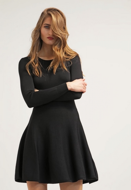 Robe chasuble noire hiver