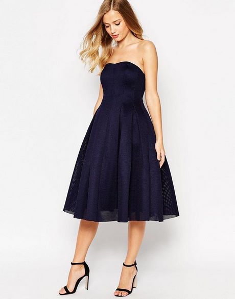 Robe cocktail mariage bleu