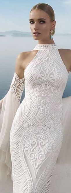 Robe de soiree longue blanche dentelle