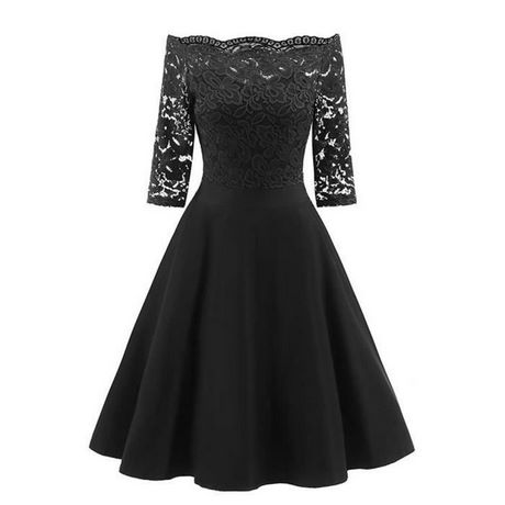 Robe dentelle noire pas chere