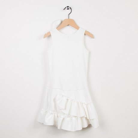 Robe en maille blanche