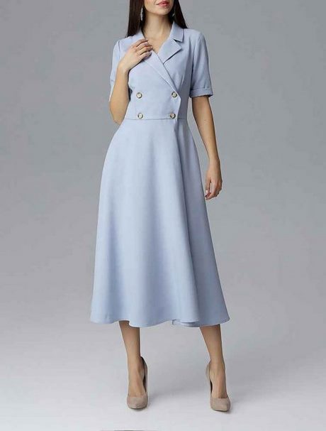 Robe femme bleu ciel