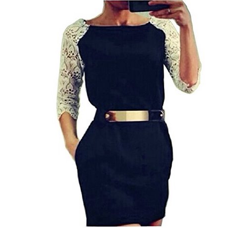 Robe femme dentelle noire