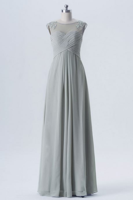 Robe gris longue