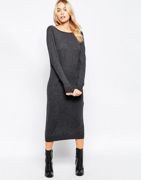 Robe hiver grise
