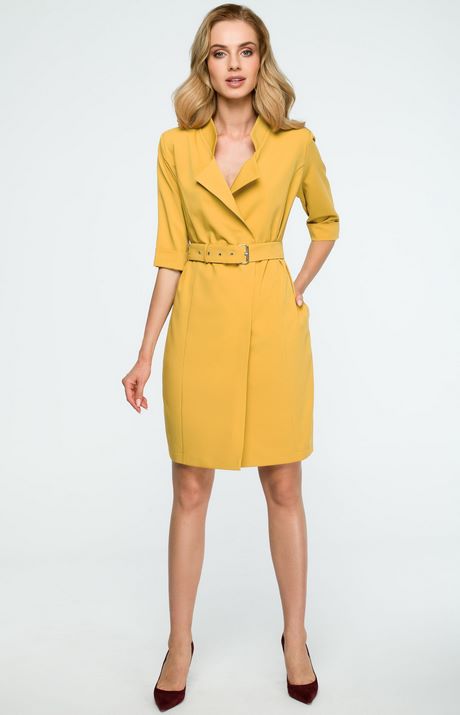 Robe jaune chic