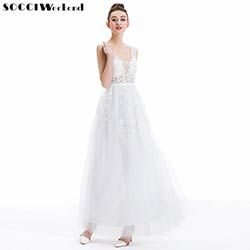 Robe longue blanche pas cher