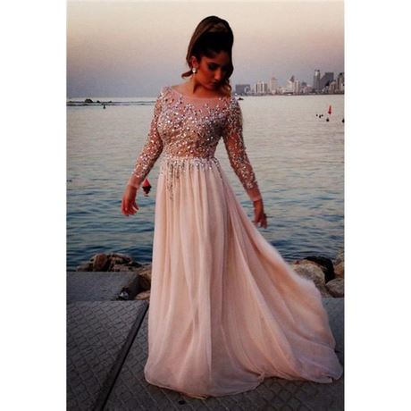 Robe longue de ceremonie mariage