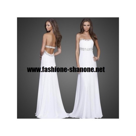 Robe longue et blanche