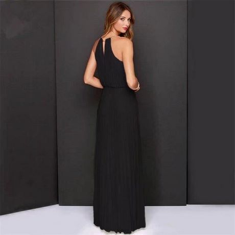 Robe longue femme noir