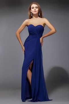 Robe longue fendue pas cher