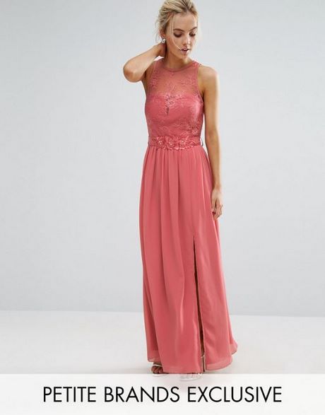 Robe longue rose femme