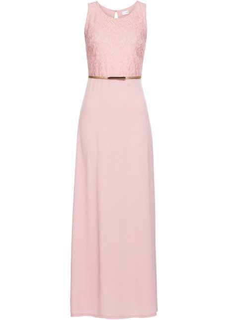 Robe longue rose femme