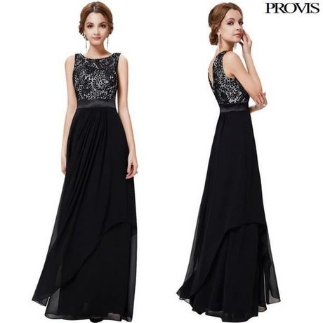 Robe maxi longue noire