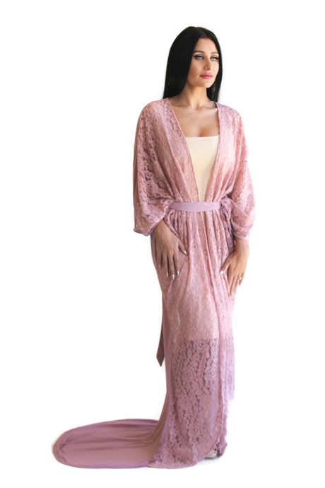 Robe maxi rose