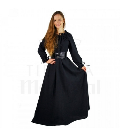 Robe noire longue femme