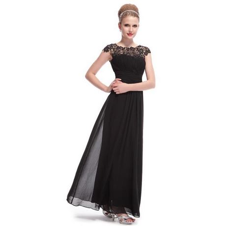 Robe soiree dentelle noir