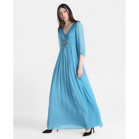 Robe turquoise femme