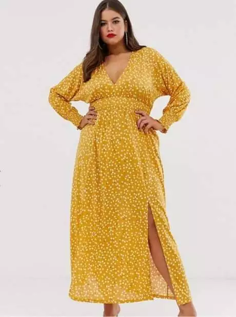 Robe longue ample grande taille