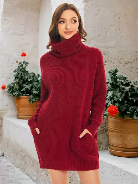 Robe pull col roulé 3 suisses
