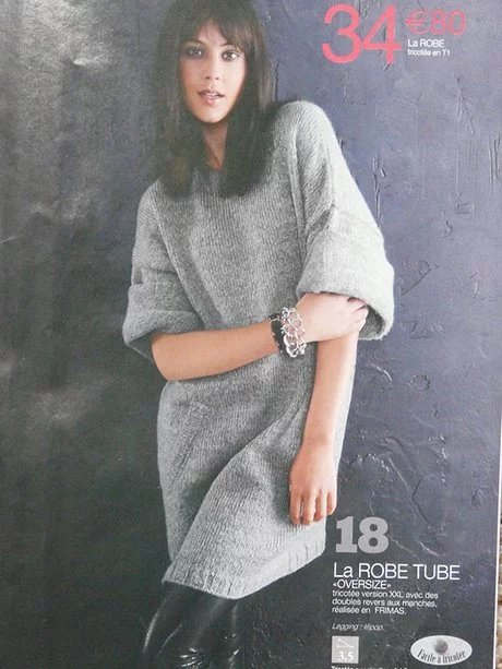 Tricoter une robe pull