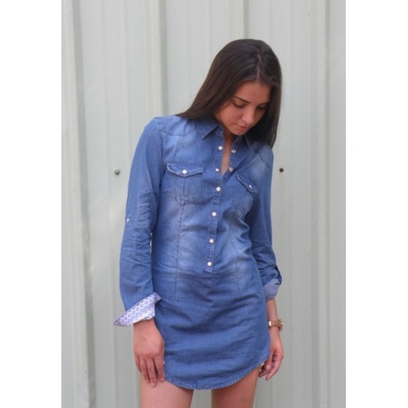 Chemise jean robe