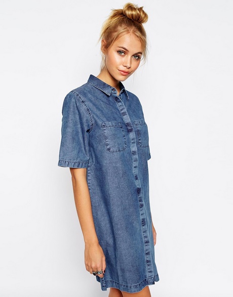 Chemise jean robe