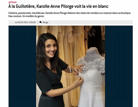 Couturiere robe mariee
