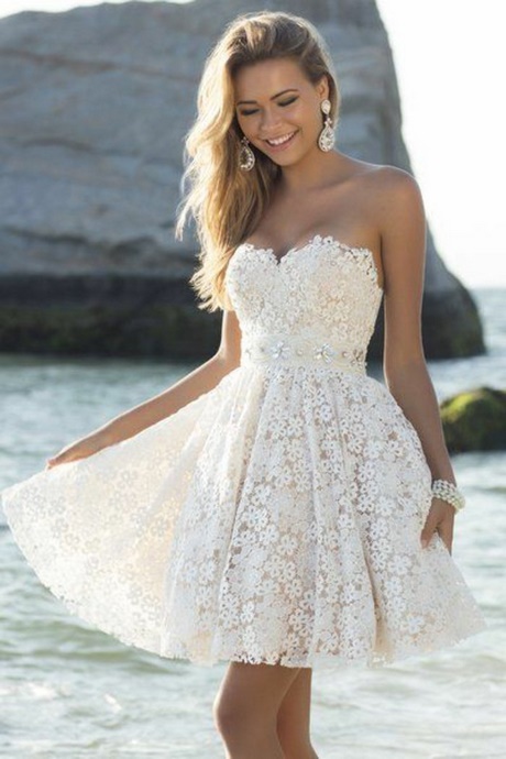 Robe blanche champetre