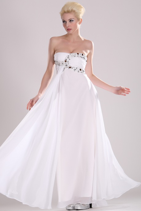 Robe blanche cocktail mariage