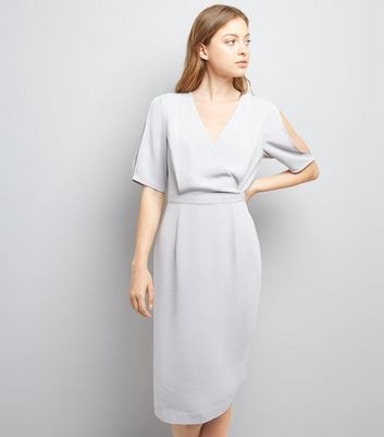 Robe blanche crayon