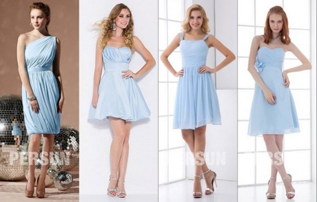 Robe bleu clair