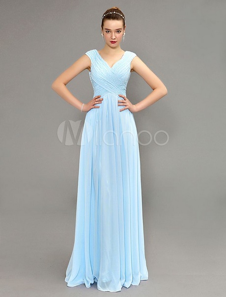 Robe bleu clair