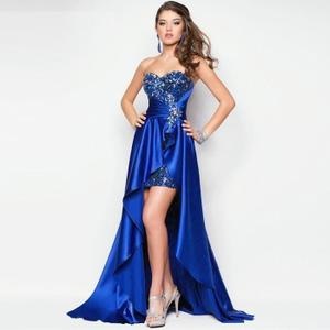 Robe bleu de soirée