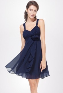 Robe bleu marine cocktail