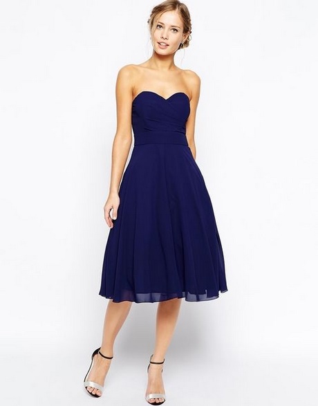 Robe bleu marine cocktail