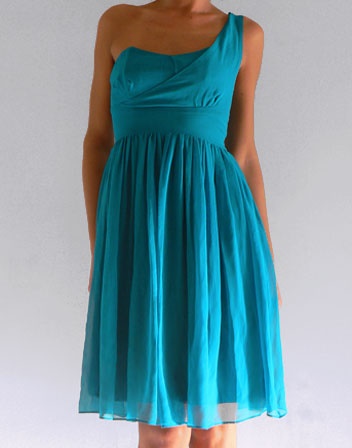 Robe bleu turquoise