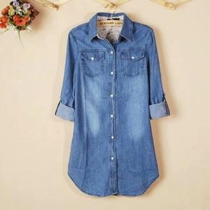 Robe chemise jean