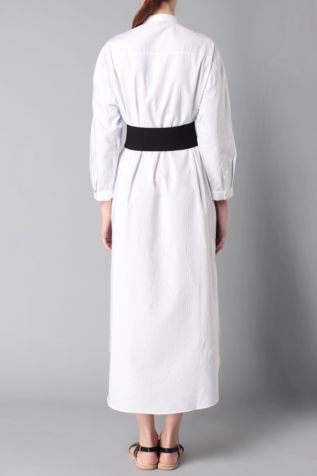 Robe chemise longue blanche