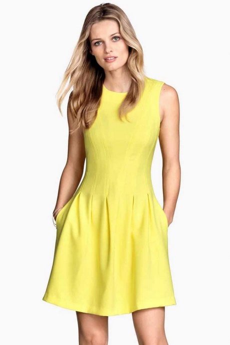 Robe chic jaune