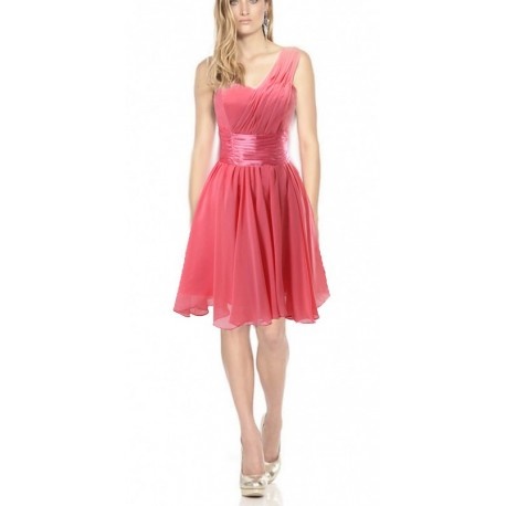 Robe corail ceremonie