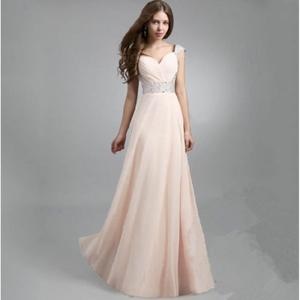 Robe de cocktail rose pale