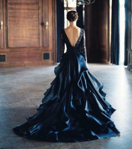 Robe de mariage noire