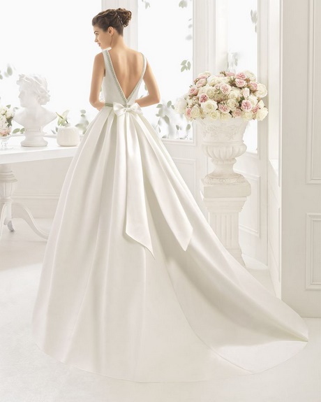 Robe de mariée satin